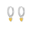 Wholesale S925 Copper Heartshaped Fashion Earrings For Women