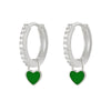 Wholesale S925 Copper Heartshaped Fashion Earrings For Women
