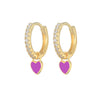 Wholesale S925 Copper Heartshaped Fashion Earrings For Women
