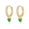 Wholesale S925 Copper Heartshaped Fashion Earrings For Women