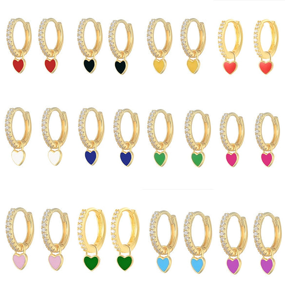 Wholesale S925 Copper Heartshaped Fashion Earrings For Women