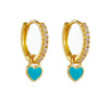 Wholesale S925 Copper Heartshaped Fashion Earrings For Women