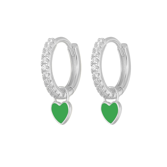 Wholesale S925 Copper Heartshaped Fashion Earrings For Women