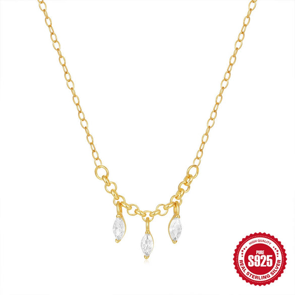 Wholesale S925 Silver Butterfly Necklace With Geometric Design And O Chain Cold Style And Unisex Personality