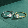 Wholesale S925 Silver Classic Cut Ring With Micro Inlay Geometric Design All Match For Women