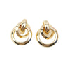 Wholesale S925 Silver Cshaped Metal Circle Earrings With Geometric Design And Electroplating