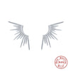 Wholesale S925 Silver Cute Hummingbird Branch Sunshine Earrings With Diamondstudded And Electroplating