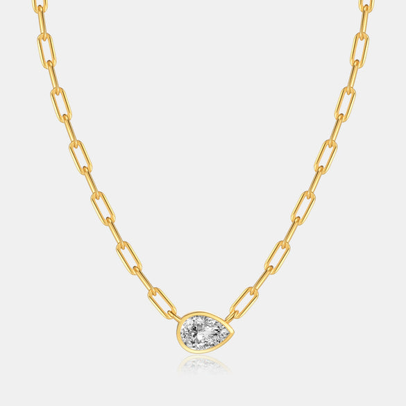 Wholesale S925 Silver Diamond Pendant Necklace With Retro Style High Sense Heavy Chain And Platinum Or 18K Gold Electroplating