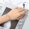 Wholesale S925 Silver Double Butterfly Electroplated Bracelet For Women