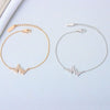 Wholesale S925 Silver Double Butterfly Electroplated Bracelet For Women