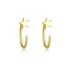 Wholesale S925 Silver Ear Clips For Female Students Exquisite Niche Simple Design With U Shaped Pattern And Diamond Treatment Process