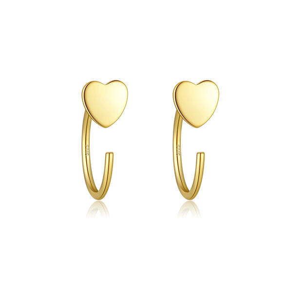 Wholesale S925 Silver Ear Clips For Female Students Exquisite Niche Simple Design With U Shaped Pattern And Diamond Treatment Process