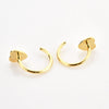 Wholesale S925 Silver Ear Clips For Female Students Exquisite Niche Simple Design With U Shaped Pattern And Diamond Treatment Process