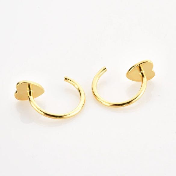 Wholesale S925 Silver Ear Clips For Female Students Exquisite Niche Simple Design With U Shaped Pattern And Diamond Treatment Process