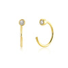 Wholesale S925 Silver Ear Clips For Female Students Exquisite Niche Simple Design With U Shaped Pattern And Diamond Treatment Process