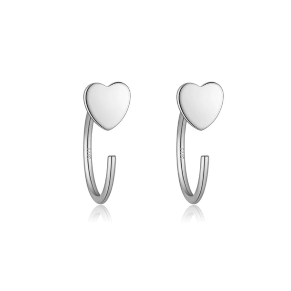 Wholesale S925 Silver Ear Clips For Female Students Exquisite Niche Simple Design With U Shaped Pattern And Diamond Treatment Process