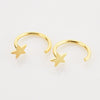 Wholesale S925 Silver Ear Clips For Female Students Exquisite Niche Simple Design With U Shaped Pattern And Diamond Treatment Process