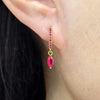 Wholesale S925 Silver Earrings With Geometric Zircon Design