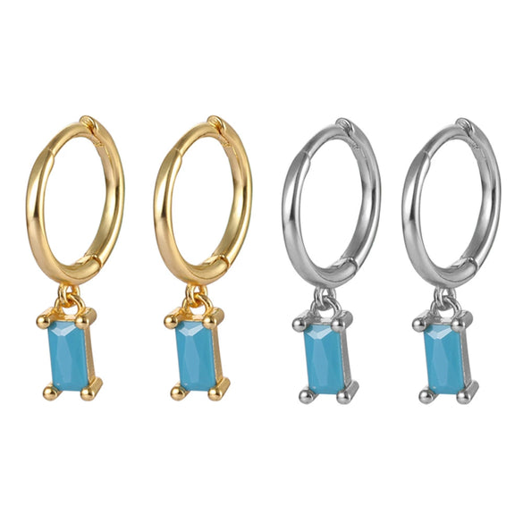 Wholesale S925 Silver Electroplated Geometric Earrings For Women