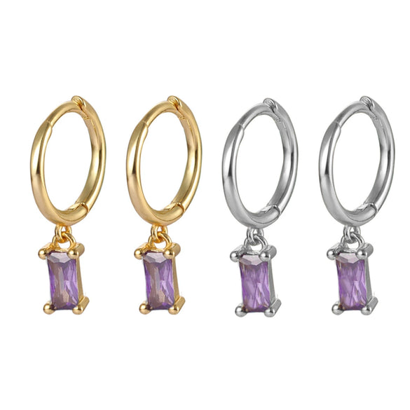 Wholesale S925 Silver Electroplated Geometric Earrings For Women