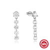 Wholesale S925 Silver Elegant Simple Retro Sweet Water Drop Earrings For Women With Geometric Design And Electroplating Treatment