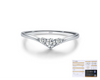 Wholesale S925 Silver Geometric Arrow Diamond Ring For Women