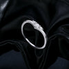 Wholesale S925 Silver Geometric Arrow Diamond Ring For Women