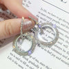 Wholesale S925 Silver Geometric Circle Earrings With Diamond For Women Simple Style