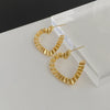Wholesale S925 Silver Geometric Electroplated Stud Earrings For Women