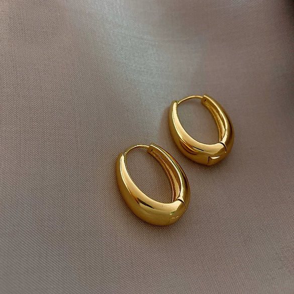 Wholesale S925 Silver Geometric Electroplated Stud Earrings For Women