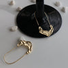 Wholesale S925 Silver Geometric Electroplated Stud Earrings For Women