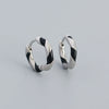 Wholesale S925 Silver Geometric Exotic Style Electroplated Oil Drop Ear Buckle Earrings For Women