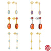 Wholesale S925 Silver Geometric Horse Eye Pendant Earrings For Women Simple Luxury Jewelry