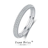 Wholesale S925 Silver Geometric Minimalist Inlaid Diamond Ring For Women