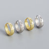 Wholesale S925 Silver Geometric Minimalist Retro Style Ear Studs For Female