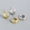 Wholesale S925 Silver Geometric Minimalist Retro Style Ear Studs For Female