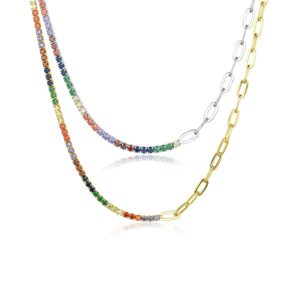 Wholesale S925 Silver Geometric Pendant Necklace For Women Light Luxury Inlaid Zircon Electroplated Platinum Or 18K Gold Non Fading Fashion Ol Style