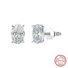 Wholesale S925 Silver Geometric Pigeon Egg Ring With Zircon Electroplated