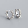 Wholesale S925 Silver Geometric Punk Metal Earring For Women With Electroplating Treatment
