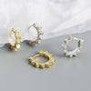 Wholesale S925 Silver Geometric Punk Metal Earring For Women With Electroplating Treatment