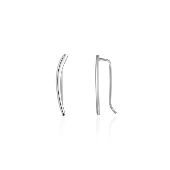 Wholesale S925 Silver Geometric Simple Women's Earrings With Electroplating Platinum 18K Gold