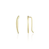 Wholesale S925 Silver Geometric Simple Women's Earrings With Electroplating Platinum 18K Gold