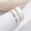Wholesale S925 Silver Geometric Style Double Layer Hand Jewelry Electroplated Bracelet For Women