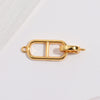 Wholesale S925 Silver Handmade Pig Nose Buckle Pearl Bracelet Necklace Connection Finishing Buckle With Electroplating