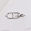 Wholesale S925 Silver Handmade Pig Nose Buckle Pearl Bracelet Necklace Connection Finishing Buckle With Electroplating