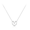 Wholesale S925 Silver Heart Style Necklace For Women
