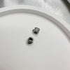 Wholesale S925 Silver Inlaid Zircon Round Perforated Spacer Loose Beads Handmade Diy Threeway Beads Pendant Connecting Ring