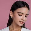Wholesale S925 Silver Moissanite Geometric Inlay Earrings For Women