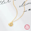 Wholesale S925 Silver Necklace With Retro Simple High End Chain And Devil's Eye Diamond Pendant For Women Electroplated