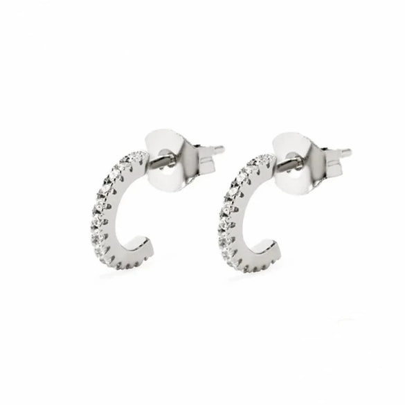 Wholesale S925 Silver Needle And Copper Cshaped And Ushaped Geometric Electroplated Earrings For Women